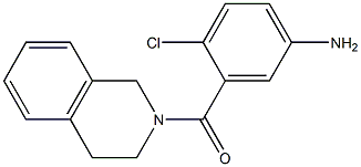 4-chloro-3-(3,4-dihydroisoquinolin-2(1H)-ylcarbonyl)aniline Struktur