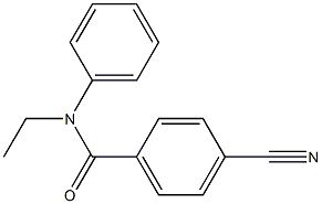 4-cyano-N-ethyl-N-phenylbenzamide Struktur