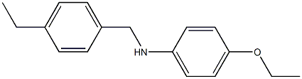 4-ethoxy-N-[(4-ethylphenyl)methyl]aniline Struktur