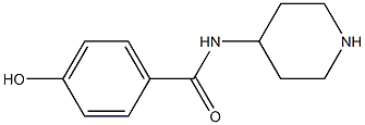 4-hydroxy-N-(piperidin-4-yl)benzamide Struktur