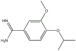 4-isopropoxy-3-methoxybenzenecarboximidamide Struktur