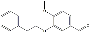 4-methoxy-3-(2-phenylethoxy)benzaldehyde Struktur