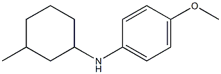 4-methoxy-N-(3-methylcyclohexyl)aniline Struktur