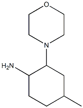 4-methyl-2-morpholin-4-ylcyclohexanamine Struktur