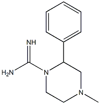 4-methyl-2-phenylpiperazine-1-carboximidamide Struktur