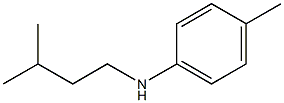 4-methyl-N-(3-methylbutyl)aniline Struktur