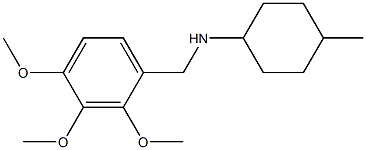 4-methyl-N-[(2,3,4-trimethoxyphenyl)methyl]cyclohexan-1-amine Struktur