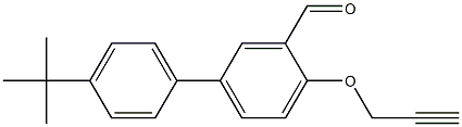 4'-tert-butyl-4-(prop-2-ynyloxy)-1,1'-biphenyl-3-carbaldehyde Struktur