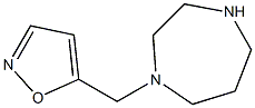 5-(1,4-diazepan-1-ylmethyl)-1,2-oxazole Struktur