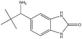 5-(1-amino-2,2-dimethylpropyl)-2,3-dihydro-1H-1,3-benzodiazol-2-one Struktur