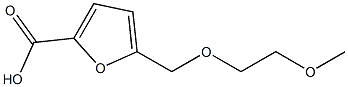 5-[(2-methoxyethoxy)methyl]-2-furoic acid Struktur