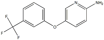 5-[3-(trifluoromethyl)phenoxy]pyridin-2-amine Struktur