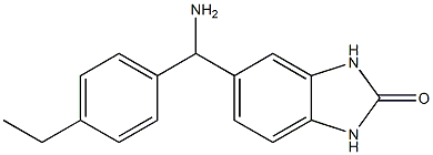 5-[amino(4-ethylphenyl)methyl]-2,3-dihydro-1H-1,3-benzodiazol-2-one Struktur