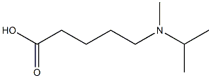 5-[methyl(propan-2-yl)amino]pentanoic acid Struktur