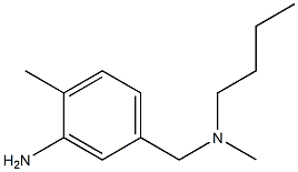 5-{[butyl(methyl)amino]methyl}-2-methylaniline Struktur