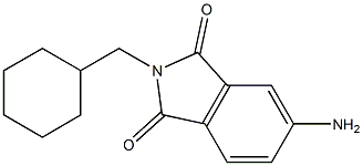 5-amino-2-(cyclohexylmethyl)-2,3-dihydro-1H-isoindole-1,3-dione Struktur