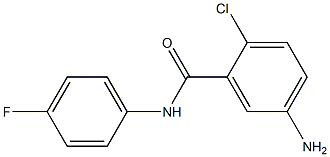 5-amino-2-chloro-N-(4-fluorophenyl)benzamide Struktur