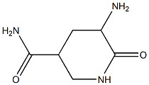 5-amino-6-oxopiperidine-3-carboxamide Struktur