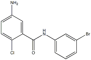 5-amino-N-(3-bromophenyl)-2-chlorobenzamide Struktur