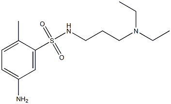 5-amino-N-[3-(diethylamino)propyl]-2-methylbenzene-1-sulfonamide Struktur