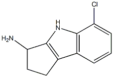 5-chloro-1H,2H,3H,4H-cyclopenta[b]indol-3-amine Struktur