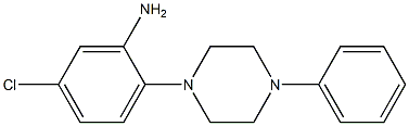 5-chloro-2-(4-phenylpiperazin-1-yl)aniline Struktur