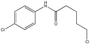 5-chloro-N-(4-chlorophenyl)pentanamide Struktur