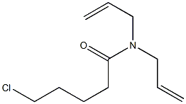 5-chloro-N,N-bis(prop-2-en-1-yl)pentanamide Struktur