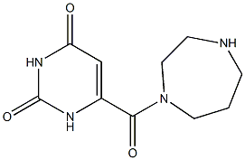 6-(1,4-diazepan-1-ylcarbonyl)pyrimidine-2,4(1H,3H)-dione Struktur