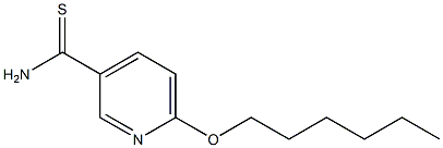 6-(hexyloxy)pyridine-3-carbothioamide Struktur