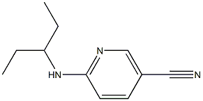 6-[(1-ethylpropyl)amino]nicotinonitrile Struktur