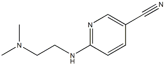 6-{[2-(dimethylamino)ethyl]amino}nicotinonitrile Struktur