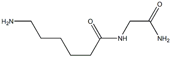 6-amino-N-(2-amino-2-oxoethyl)hexanamide Struktur