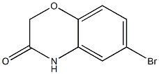 6-bromo-3,4-dihydro-2H-1,4-benzoxazin-3-one Struktur