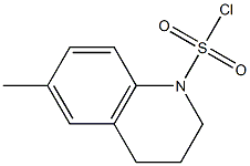 6-methyl-3,4-dihydroquinoline-1(2H)-sulfonyl chloride Struktur