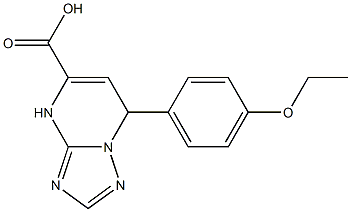 7-(4-ethoxyphenyl)-4,7-dihydro[1,2,4]triazolo[1,5-a]pyrimidine-5-carboxylic acid Struktur