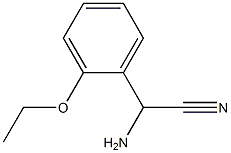 amino(2-ethoxyphenyl)acetonitrile Struktur