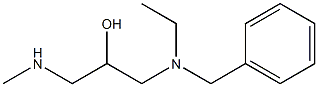 benzyl(ethyl)[2-hydroxy-3-(methylamino)propyl]amine Struktur