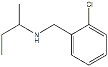 butan-2-yl[(2-chlorophenyl)methyl]amine Struktur