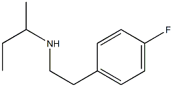 butan-2-yl[2-(4-fluorophenyl)ethyl]amine Struktur