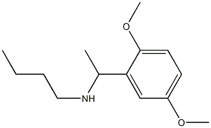 butyl[1-(2,5-dimethoxyphenyl)ethyl]amine Struktur