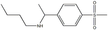 butyl[1-(4-methanesulfonylphenyl)ethyl]amine Struktur