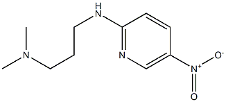 dimethyl({3-[(5-nitropyridin-2-yl)amino]propyl})amine Struktur