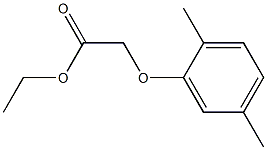 ethyl 2-(2,5-dimethylphenoxy)acetate Struktur