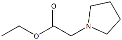 ethyl 2-(pyrrolidin-1-yl)acetate Struktur