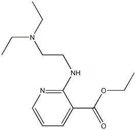 ethyl 2-{[2-(diethylamino)ethyl]amino}pyridine-3-carboxylate Struktur