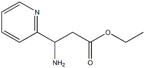 ethyl 3-amino-3-(pyridin-2-yl)propanoate Struktur