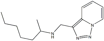 heptan-2-yl({[1,2,4]triazolo[3,4-a]pyridin-3-ylmethyl})amine Struktur