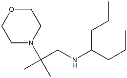 heptan-4-yl[2-methyl-2-(morpholin-4-yl)propyl]amine Struktur