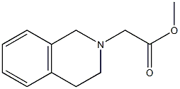 methyl 2-(1,2,3,4-tetrahydroisoquinolin-2-yl)acetate Struktur